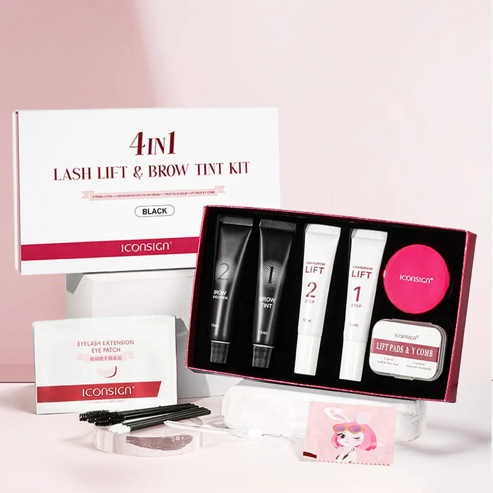 ICONSIGN 4 in 1 Lash & Brow Lift And Tint Kit Instruction