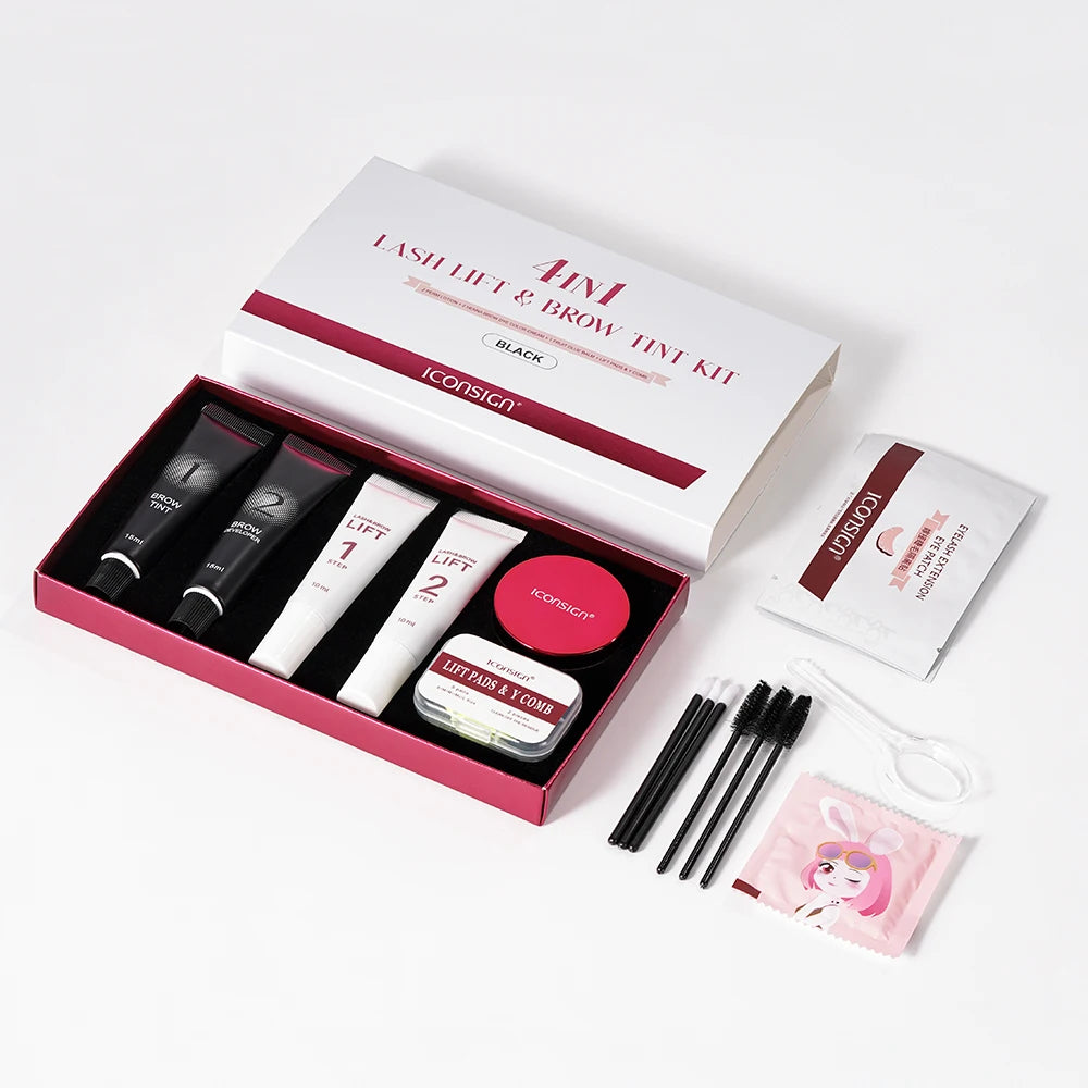 Lash And Brow Lift & Tint  |  4 In 1 Kit