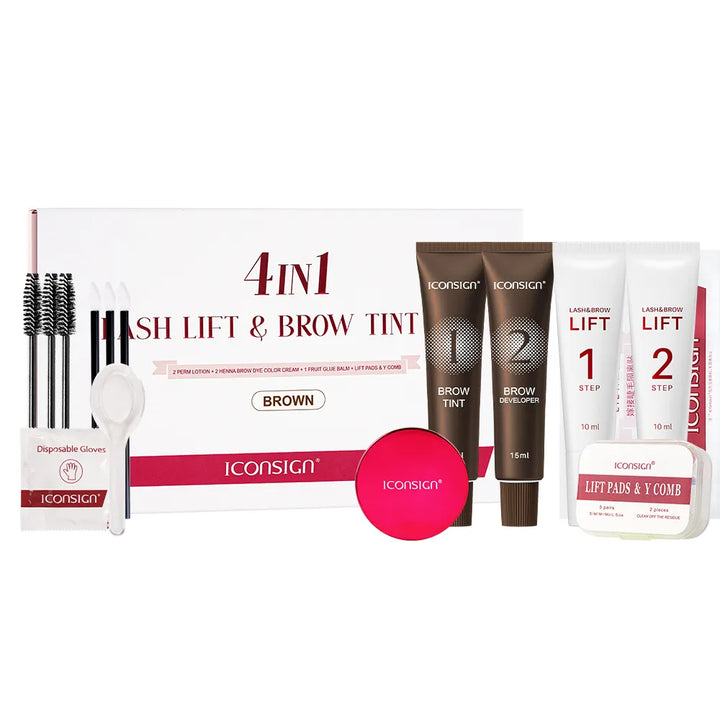 Lash And Brow Lift & Tint  |  4 In 1 Kit